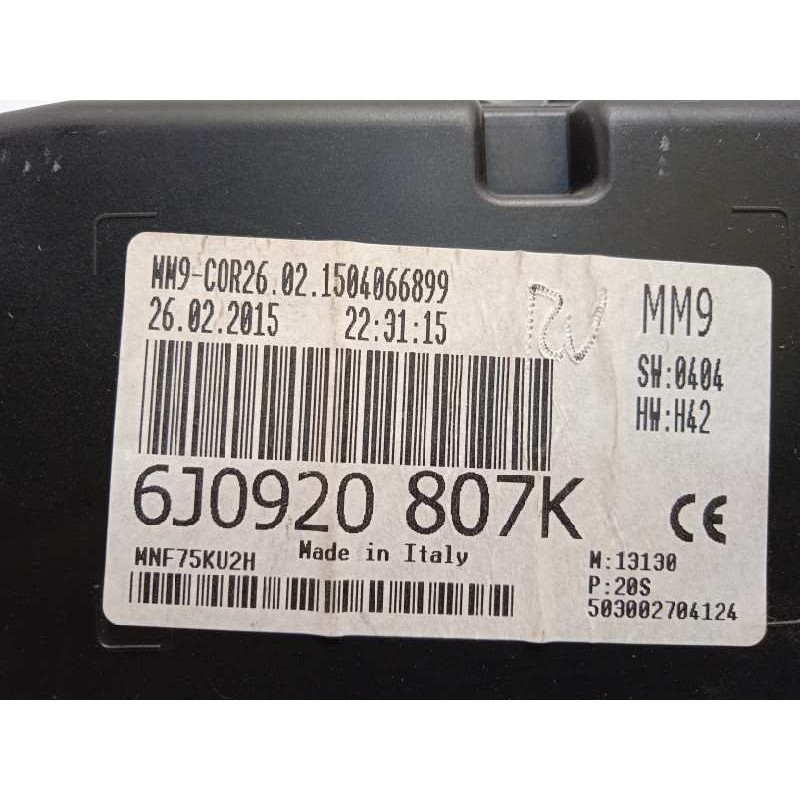 Recambio de cuadro instrumentos para seat ibiza sc (6j1) stylance / style referencia OEM IAM 6J0920807K  