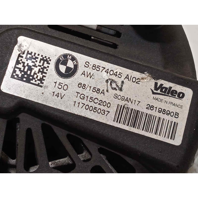 Recambio de alternador para toyota auris 1.6 d-4d cat referencia OEM IAM 8574045  TG15C200