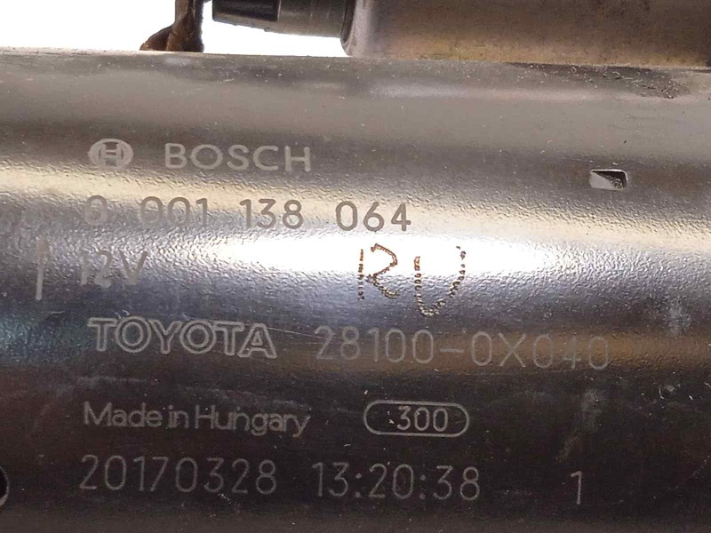 Recambio de motor arranque para toyota auris 1.6 d-4d cat referencia OEM IAM 281000X040  0001138064