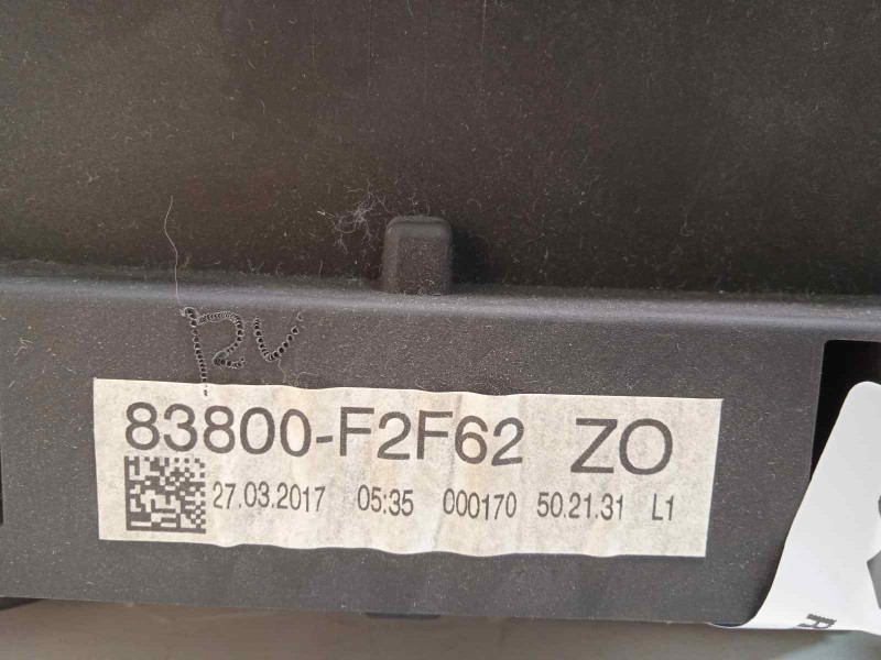 Recambio de cuadro instrumentos para toyota auris 1.6 d-4d cat referencia OEM IAM 83800F2F62  