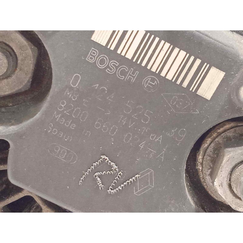 Recambio de alternador para renault kangoo dynamique referencia OEM IAM 8200660024  0124525139