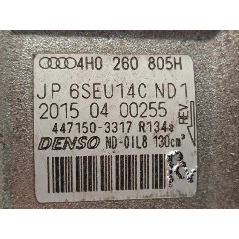 Recambio de compresor aire acondicionado para audi s8 (4hc) 4.0 tfsi quattro referencia OEM IAM 4H0260805H  