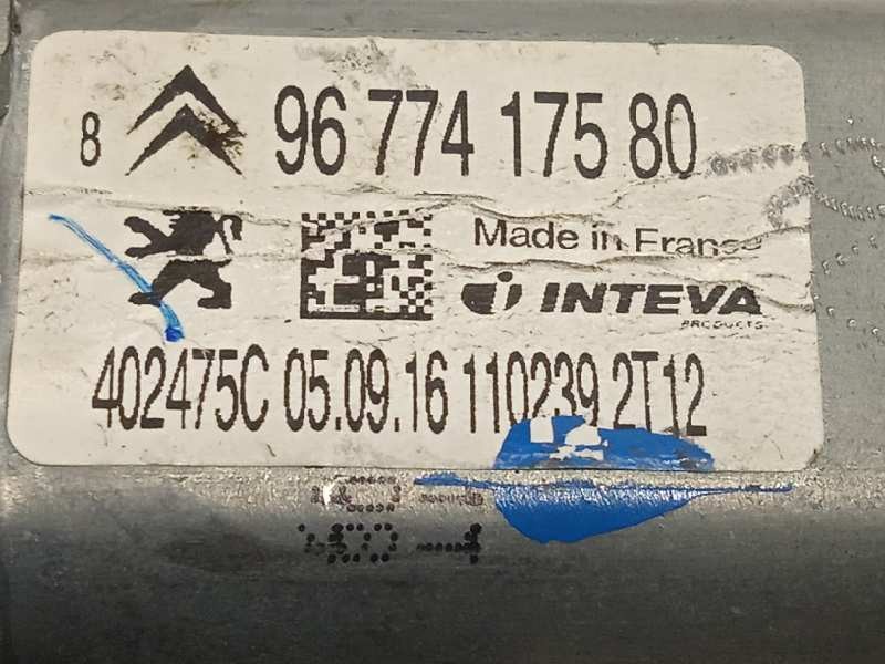 Recambio de elevalunas trasero izquierdo para citroën c-elysée exclusive referencia OEM IAM 9674437380  9677417580
