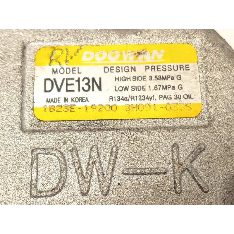 Recambio de compresor aire acondicionado para hyundai kona 1.0 tgdi cat referencia OEM IAM 1B23E19200  97701J9100