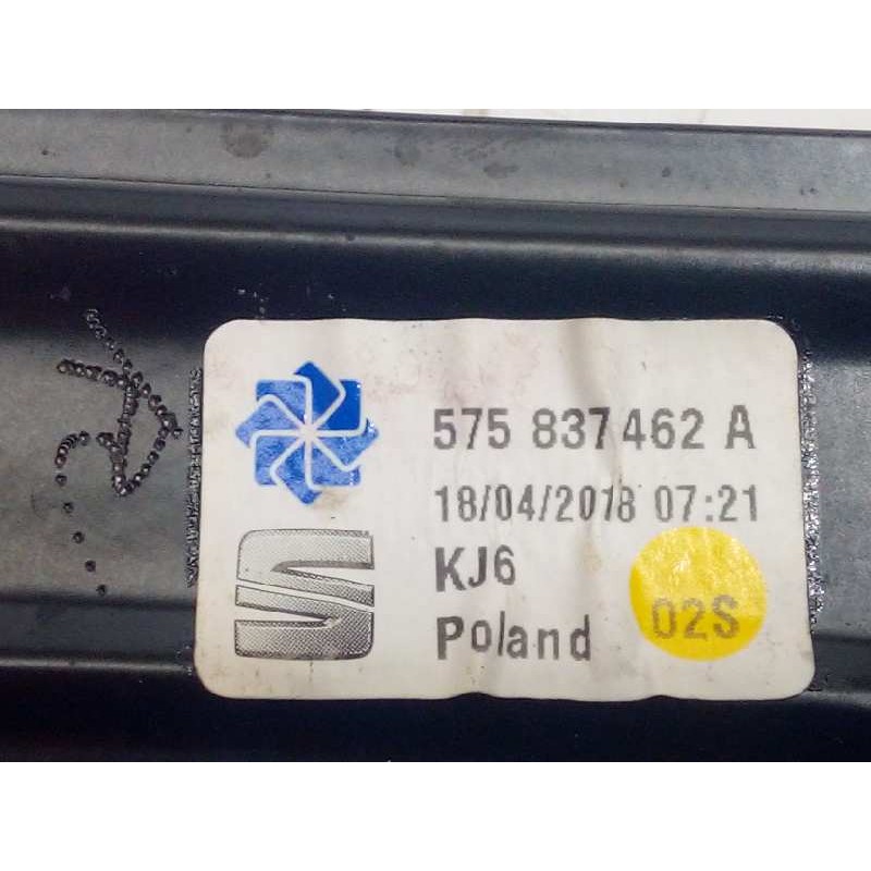 Recambio de elevalunas delantero derecho para seat ateca (kh7) 1.6 tdi referencia OEM IAM 575831462A  