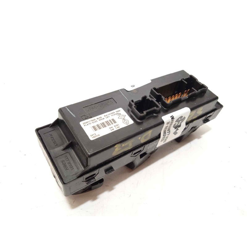 Recambio de mando elevalunas delantero izquierdo para renault kadjar 1.2 tce energy referencia OEM IAM 254011766R  