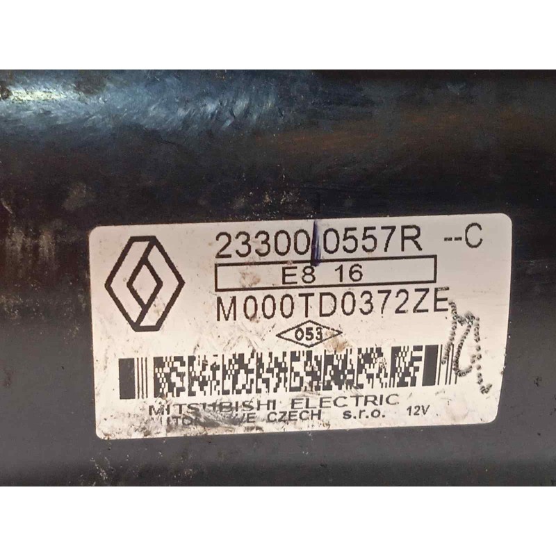 Recambio de motor arranque para renault kadjar 1.2 tce energy referencia OEM IAM 233000557R  M000TD0372ZE