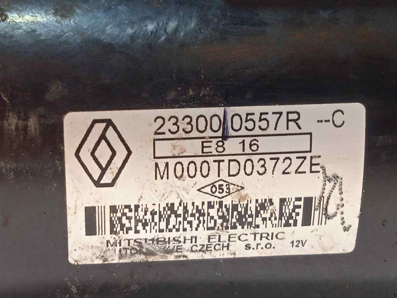 Recambio de motor arranque para renault kadjar 1.2 tce energy referencia OEM IAM 233000557R  M000TD0372ZE