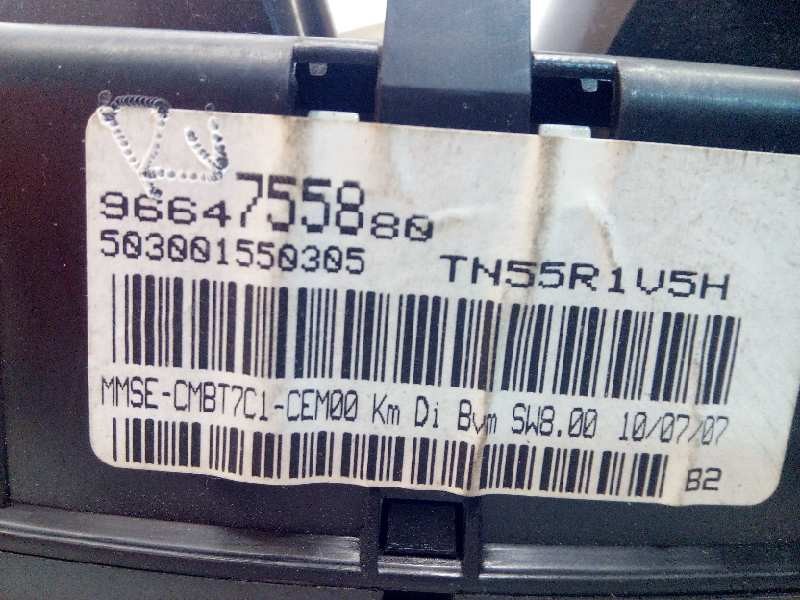 Recambio de cuadro instrumentos para peugeot 308 sport referencia OEM IAM 9664755880  9806132480