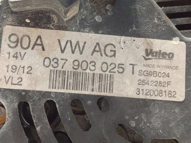 Recambio de alternador para seat ibiza sc (6j1) 1.4 16v referencia OEM IAM 037903025T 2542282F SG9B024