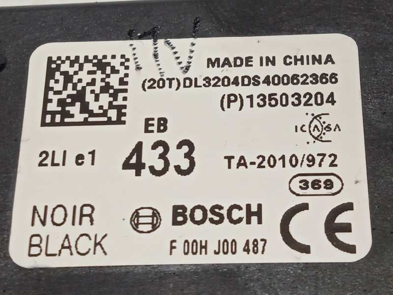 Recambio de modulo electronico para opel mokka 1.7 16v cdti referencia OEM IAM 13503204  