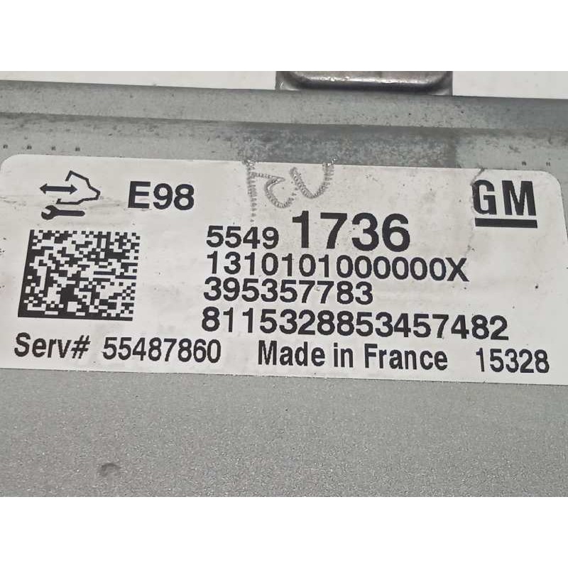 Recambio de centralita motor uce para opel insignia sports tourer excellence referencia OEM IAM 55491736  395357783