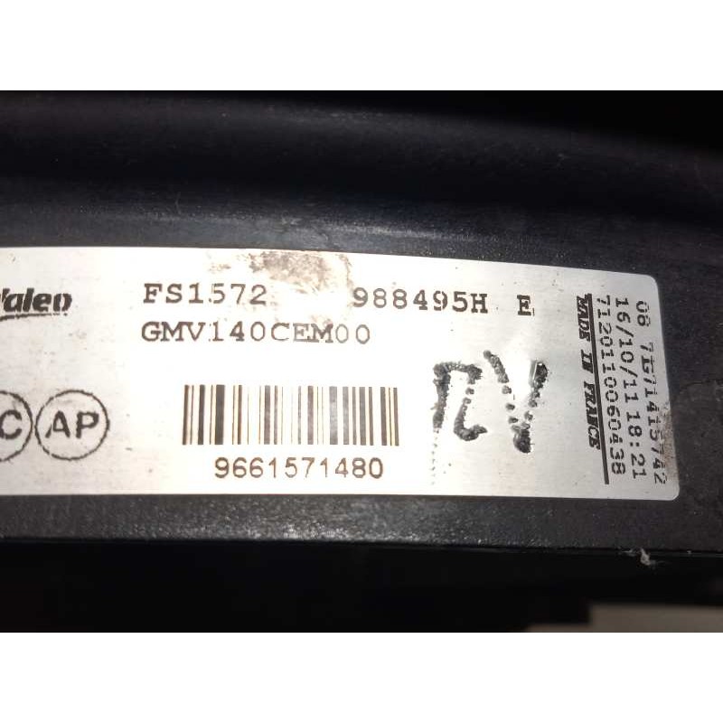 Recambio de electroventilador para peugeot 5008 1.6 hdi fap referencia OEM IAM 9661571480 9828719880 1253K4
