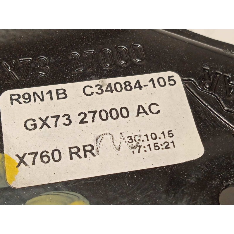 Recambio de elevalunas trasero derecho para jaguar xe 2.0 diesel cat referencia OEM IAM GX7327000AC  T4N13876