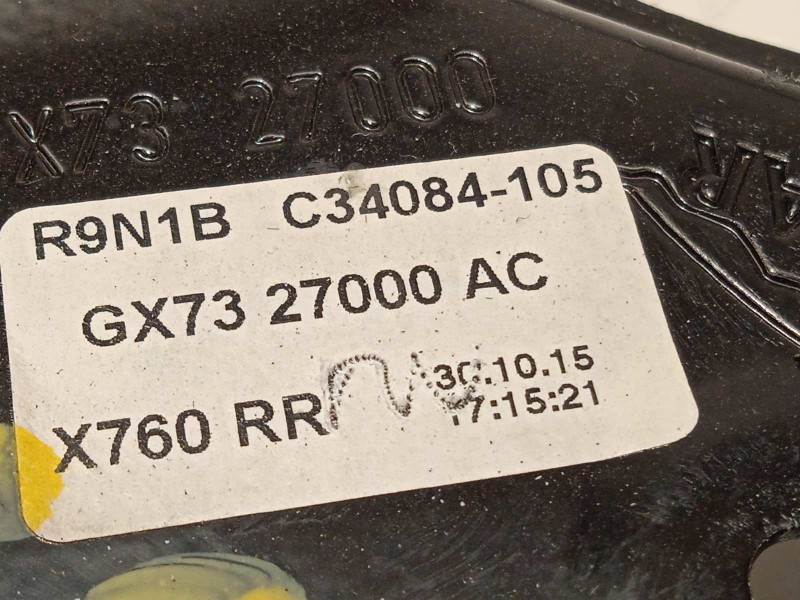 Recambio de elevalunas trasero derecho para jaguar xe 2.0 diesel cat referencia OEM IAM GX7327000AC  T4N13876