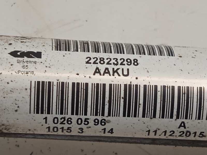 Recambio de transmision trasera derecha para opel insignia sports tourer excellence referencia OEM IAM 22823298  10260596