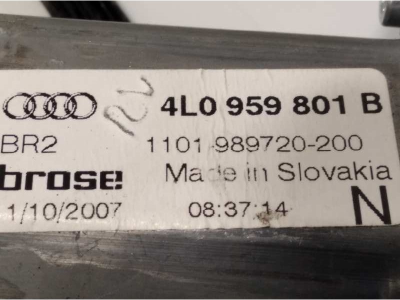 Recambio de elevalunas delantero izquierdo para audi q7 (4l) 3.0 tdi referencia OEM IAM 4L0837461A  4L0959801B