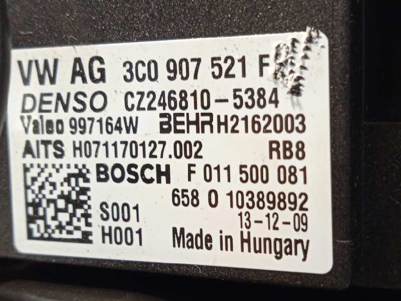 Recambio de motor calefaccion para volkswagen tiguan (5n2) sport 4motion bluemotion referencia OEM IAM 1K2820015G  3C0907521F
