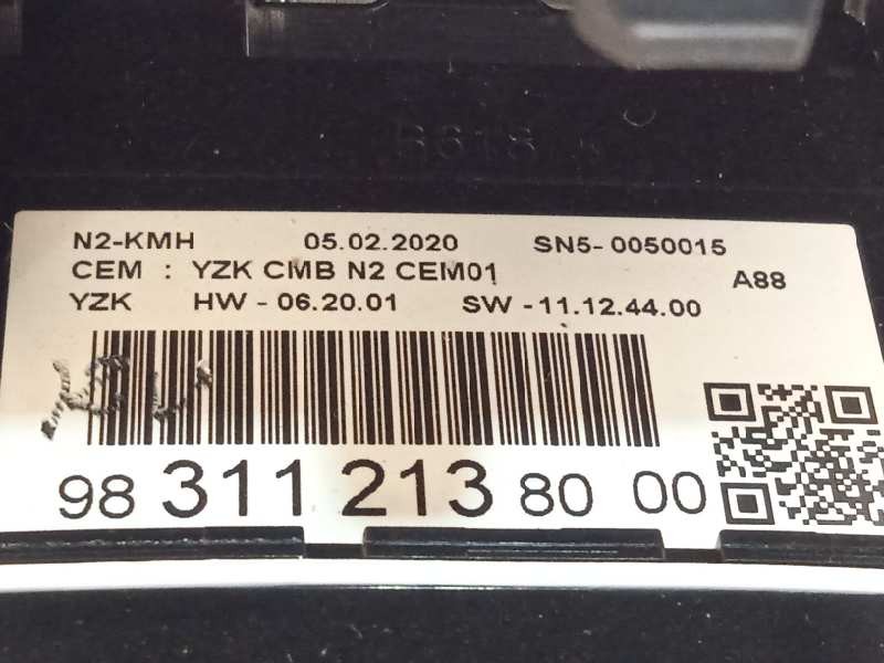 Recambio de cuadro instrumentos para citroën c3 aircross feel referencia OEM IAM 9831121380  