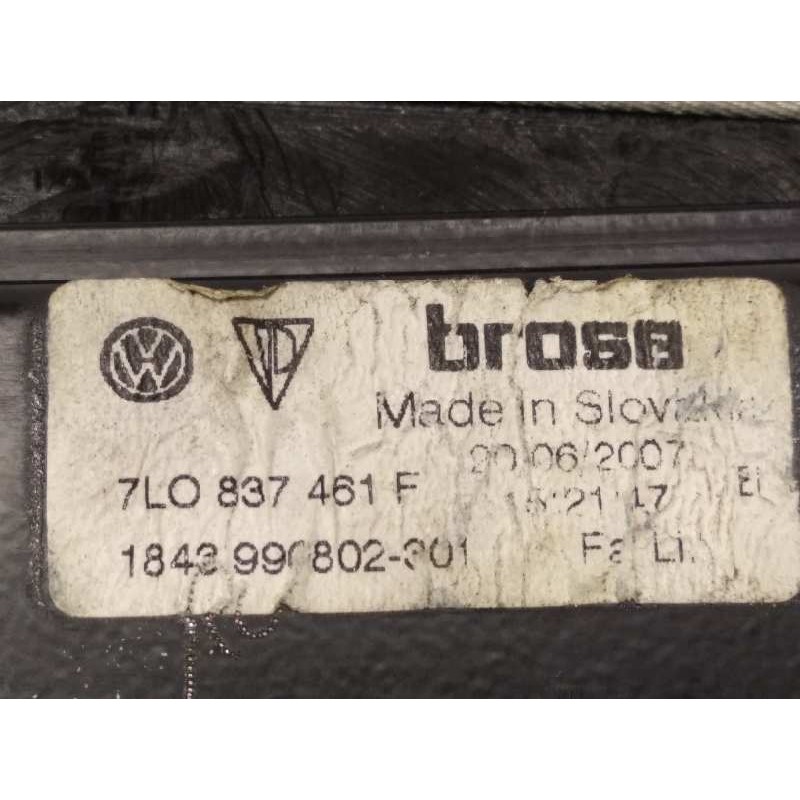 Recambio de elevalunas delantero izquierdo para volkswagen touareg (7l6) 2.5 tdi dpf referencia OEM IAM 7L0837461F  