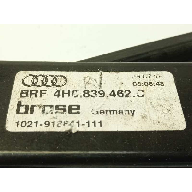 Recambio de elevalunas trasero derecho para audi s8 (4hc) 4.0 tfsi quattro referencia OEM IAM 4H0839462C  