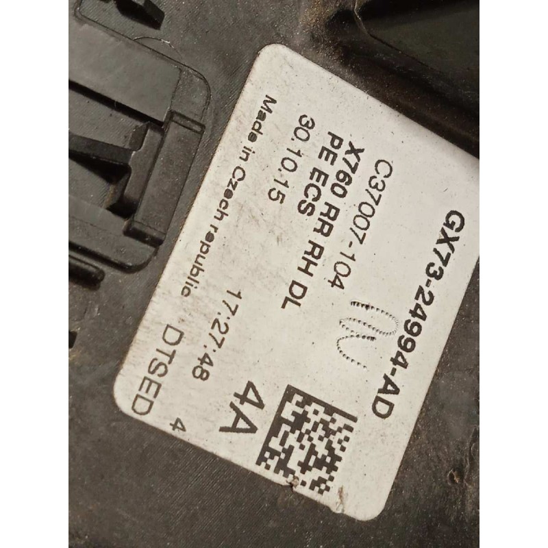 Recambio de cerradura puerta trasera derecha para jaguar xe 2.0 diesel cat referencia OEM IAM GX7324994AD  