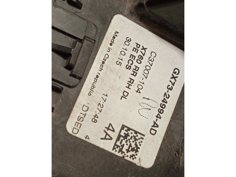 Recambio de cerradura puerta trasera derecha para jaguar xe 2.0 diesel cat referencia OEM IAM GX7324994AD  