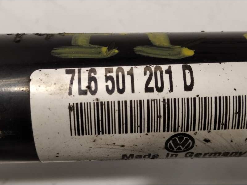 Recambio de transmision trasera izquierda para volkswagen touareg (7l6) 2.5 tdi dpf referencia OEM IAM 7L6501201D  