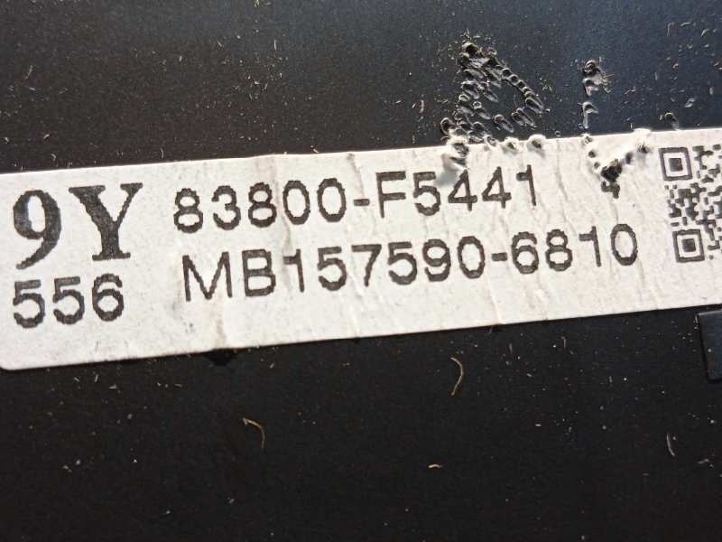 Recambio de cuadro instrumentos para toyota yaris hsd active referencia OEM IAM 83800F5441  MB1575906810