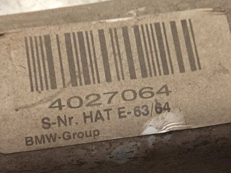 Recambio de puente trasero para bmw serie 6 cabrio (e64) 645ci referencia OEM IAM 4027064  33316770842