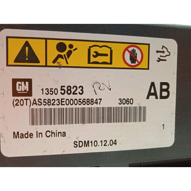 Recambio de centralita airbag para chevrolet orlando 2.0 diesel cat referencia OEM IAM 13505823  