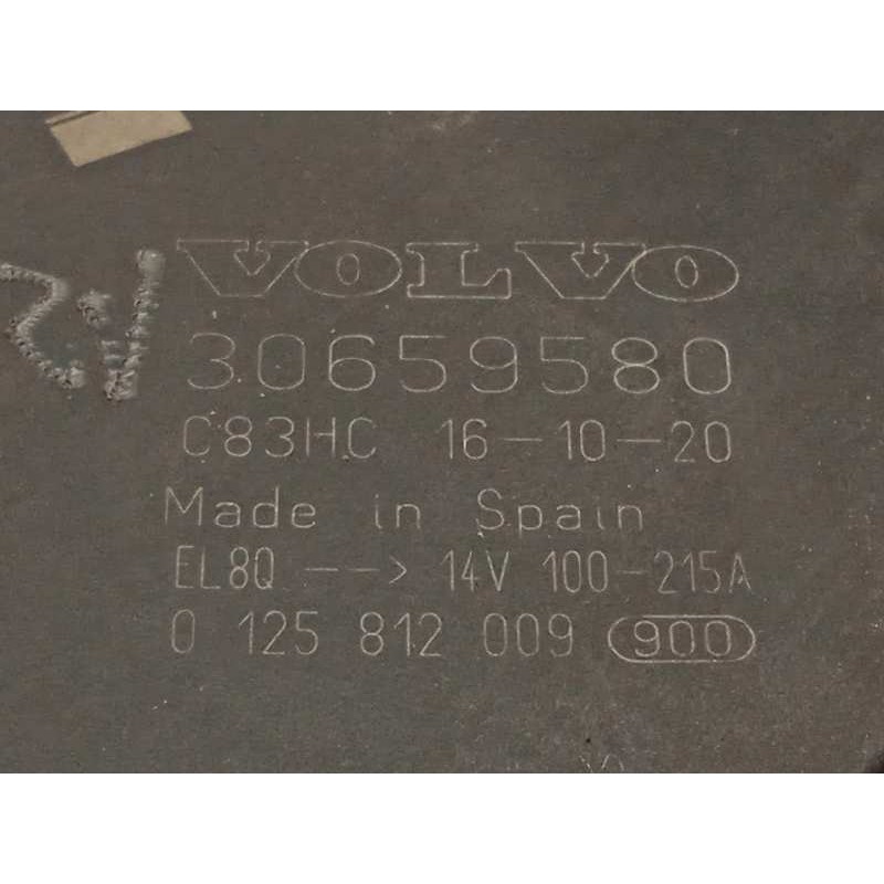 Recambio de alternador para volvo v40 cross country 2.0 diesel cat referencia OEM IAM 30659580  0125812009