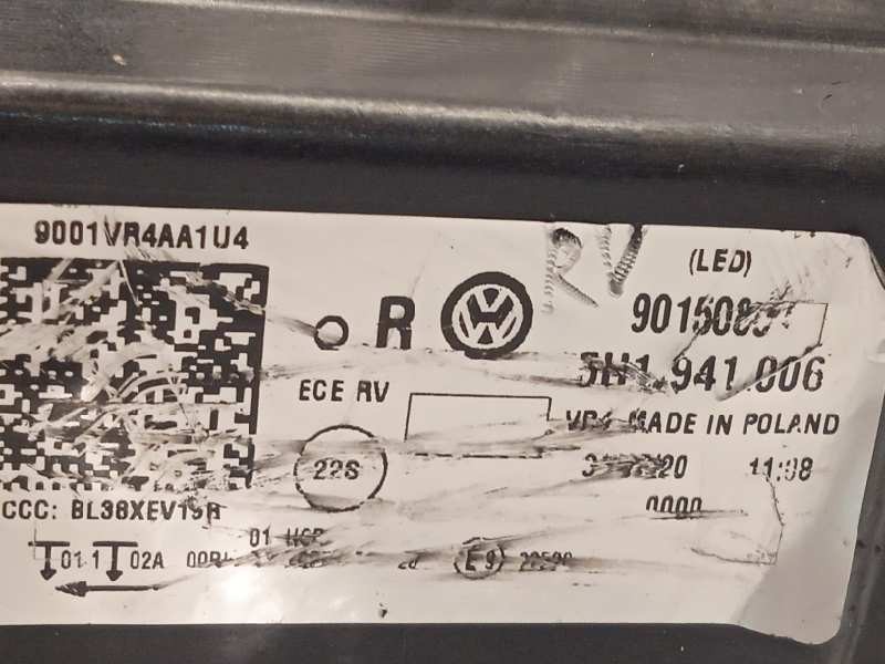 Recambio de faro derecho para volkswagen golf viii lim. (cd1) style referencia OEM IAM 5H1941006  90150891