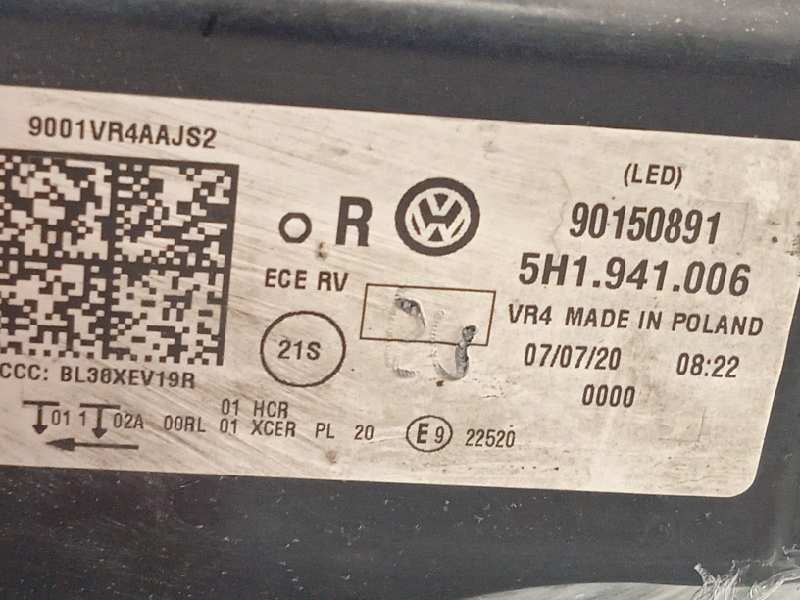Recambio de faro derecho para volkswagen golf viii lim. (cd1) style referencia OEM IAM 5H1941006  90150891