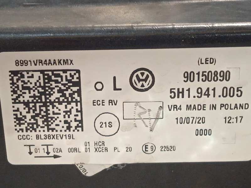 Recambio de faro izquierdo para volkswagen golf viii lim. (cd1) style referencia OEM IAM 5H1941005  90150890