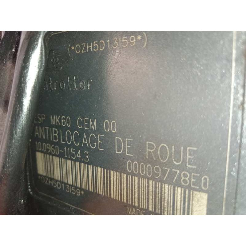 Recambio de abs para peugeot 1007 dolce referencia OEM IAM 9654777580 10096011543 10020601974