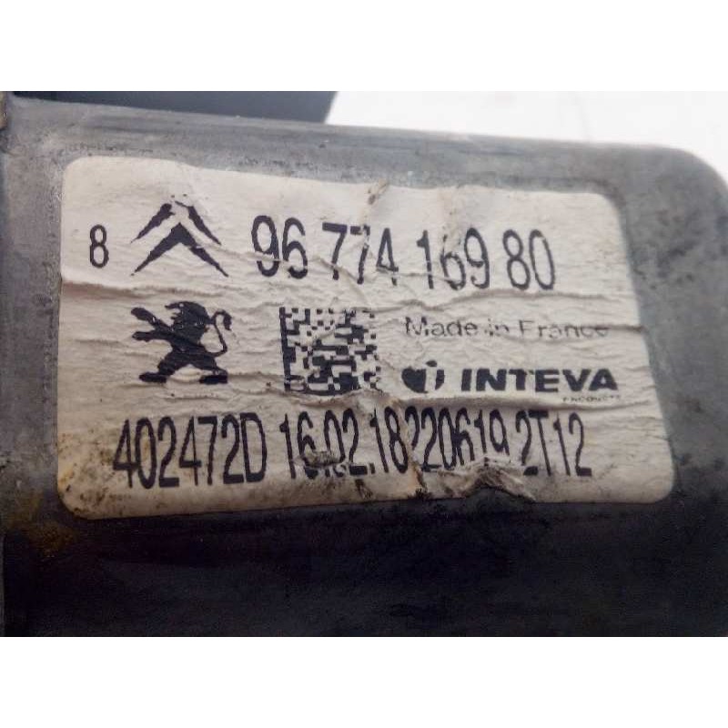 Recambio de elevalunas delantero izquierdo para citroën c-elysée shine referencia OEM IAM 9674412480  9677416980