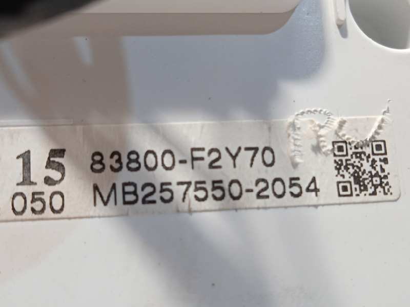 Recambio de cuadro instrumentos para toyota corolla (e21) hybrid active referencia OEM IAM 83800F2Y70  MB2575502054