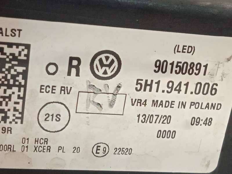 Recambio de faro derecho para volkswagen golf viii lim. (cd1) style referencia OEM IAM 5H1941006  90150891