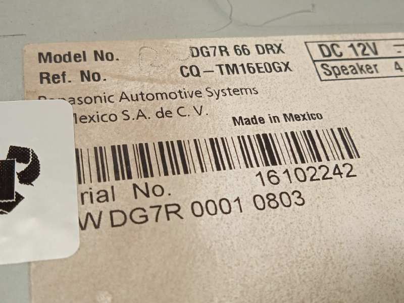 Recambio de modulo electronico para mazda 2 lim. () 1.5 16v cat referencia OEM IAM DG7R66DRX  CQTM16E0CX