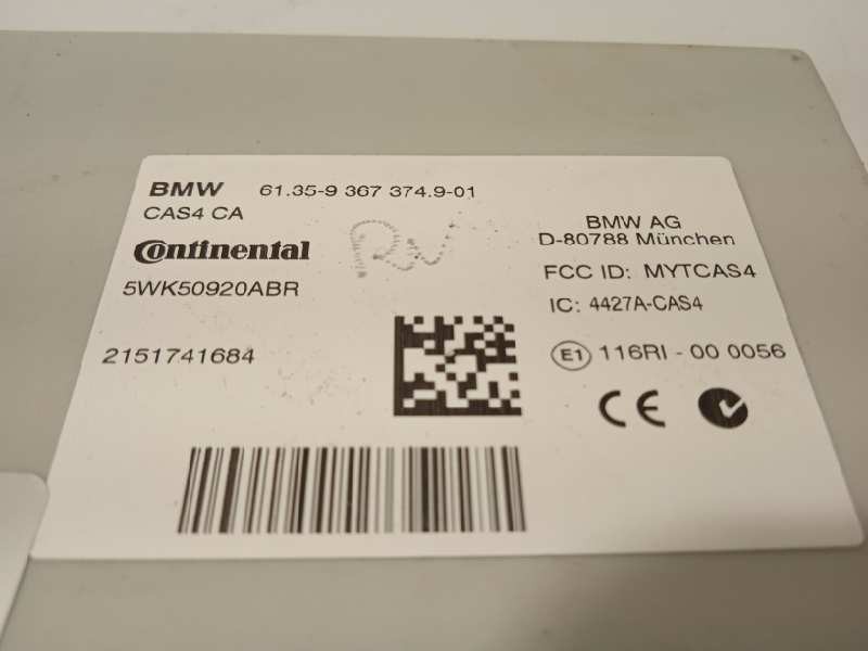 Recambio de centralita inmovilizador para bmw x3 (f25) sdrive 18d referencia OEM IAM 61359367374  