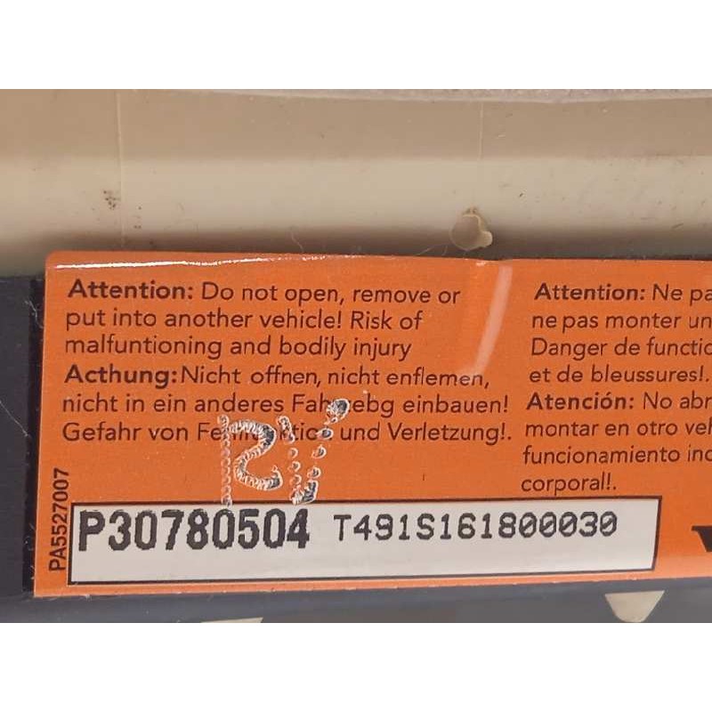 Recambio de airbag delantero izquierdo para volvo s80 berlina 4.4 v8 cat referencia OEM IAM P30780504  30780504