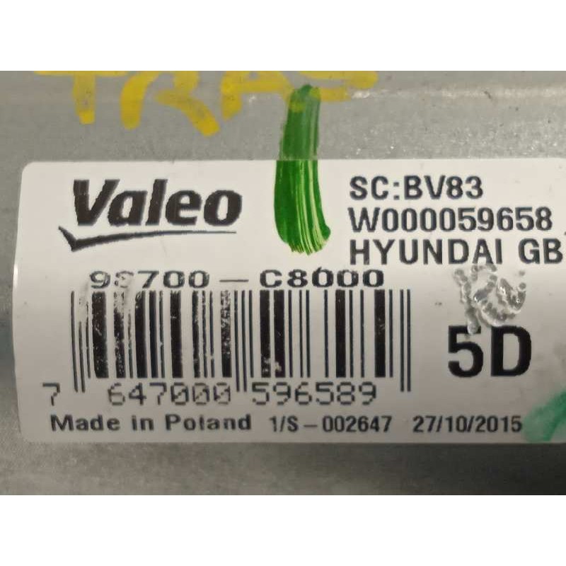 Recambio de motor limpia trasero para hyundai i20 active 1.0 tgdi cat referencia OEM IAM 98700C8000  