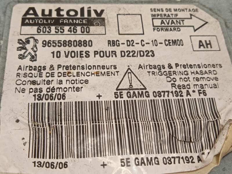 Recambio de centralita airbag para peugeot 407 st confort referencia OEM IAM 9655880880  603554600