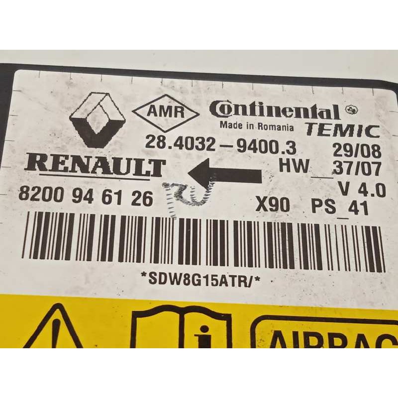 Recambio de centralita airbag para dacia sandero básico referencia OEM IAM 8200946126  