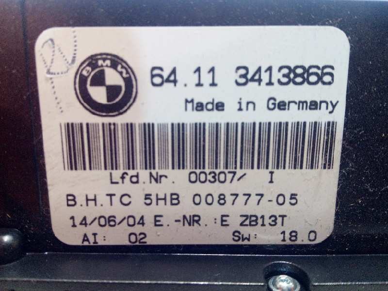 Recambio de mando climatizador para bmw x3 (e83) 3.0d referencia OEM IAM 64113413866  3413866