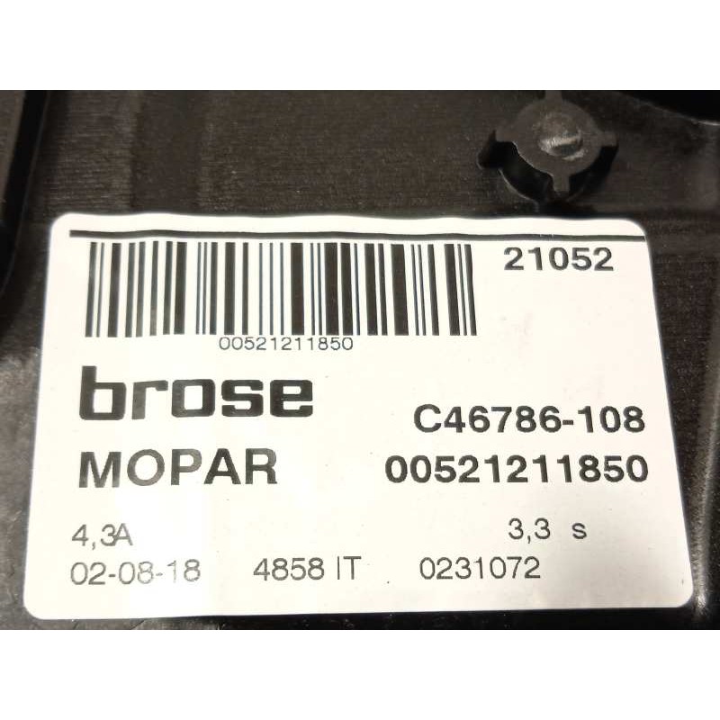 Recambio de elevalunas delantero derecho para jeep renegade 1.0 t-gdi cat referencia OEM IAM 00521211850  C44131104