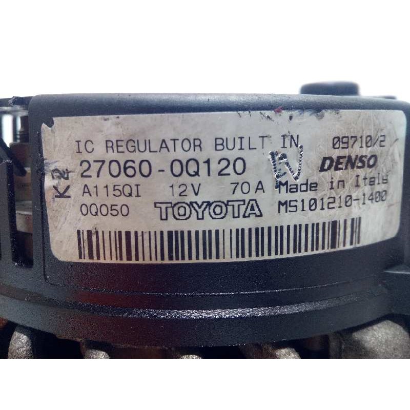 Recambio de alternador para toyota aygo (kgb/wnb) live referencia OEM IAM 270600Q120  A115QI