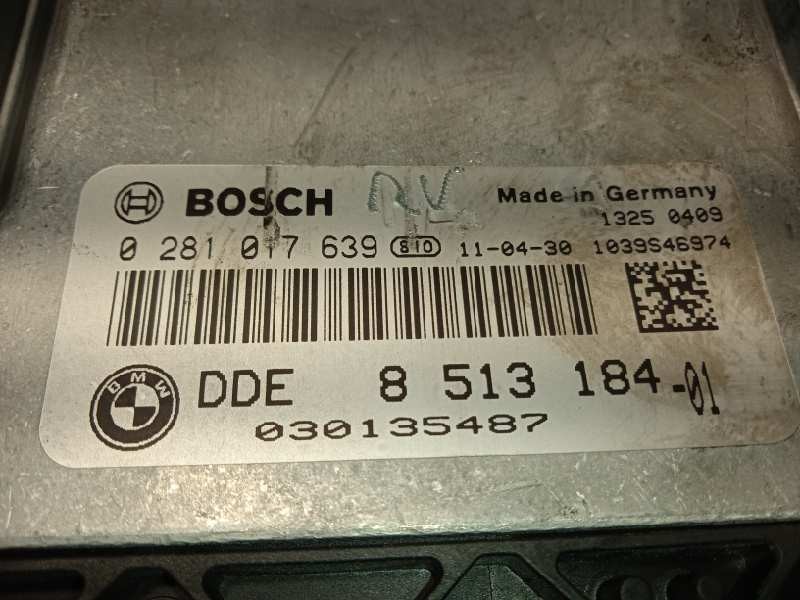 Recambio de centralita motor uce para bmw x3 (f25) xdrive 20d referencia OEM IAM 8513184  0281017639