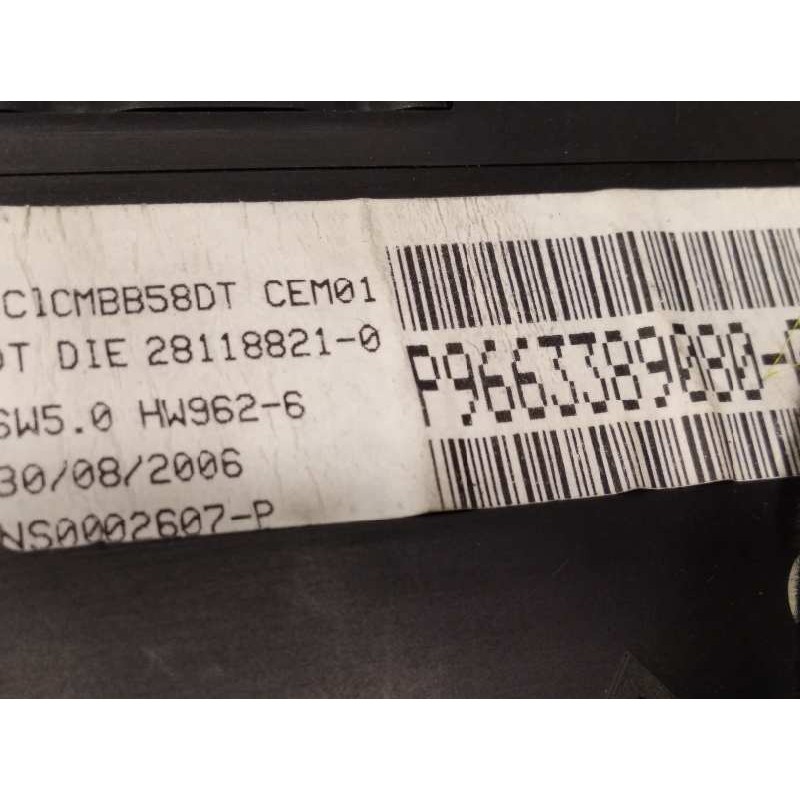 Recambio de cuadro instrumentos para citroën c4 grand picasso exclusive referencia OEM IAM P9663389080  9663389080
